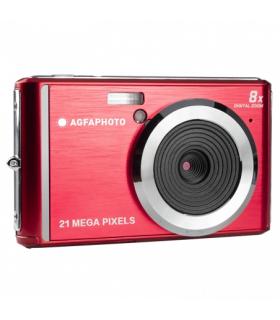 Agfaphoto DC5200 Camara Digital - Sensor CMOS - Zoom Optico 8x - Color Rojo