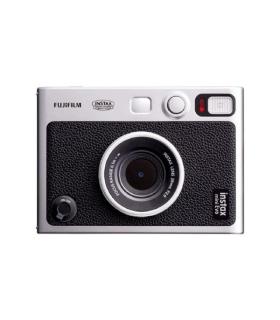 Fujifilm Instax Mini EVO Camara Instantanea Hibrida - Tamaño de Imagen 62x46mm - Exposicion Automatica - Color Negro