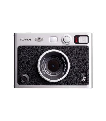 Fujifilm Instax Mini EVO Camara Instantanea Hibrida - Tamaño de Imagen 62x46mm - Exposicion Automatica - Color Negro