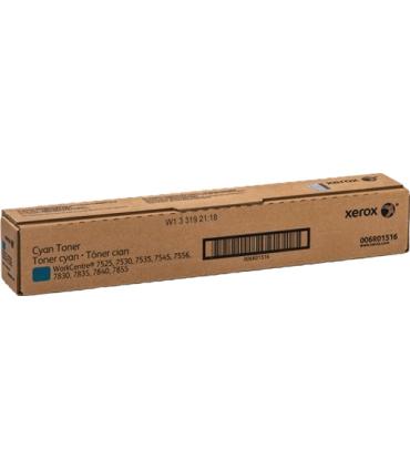 Xerox WorkCentre 7525/7535/7545/7830 Cyan Cartucho de Toner Original - 006R01516