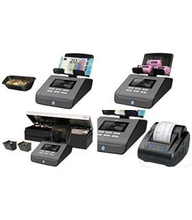 Safescan Adaptador de Corriente para 155, 165, 185, 6165 y 6185 - 12V / 1A - Incluye Enchufes UE, UK y EEUU