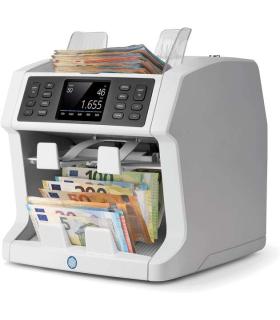 Safescan 2985-SX Contadora de Billetes (Gen3) - Procesamiento Avanzado de Efectivo - Clasificacion por Divisa, Denominacion y Va