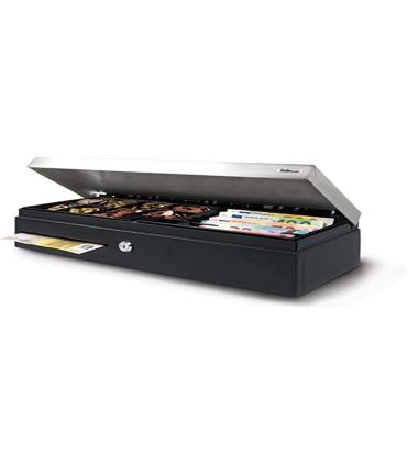 Safescan SD-4617S Cajon Portamonedas - Almacenamiento Seguro del Efectivo - Diseño Abatible Duradero - Diseño Ajustable - Doble.