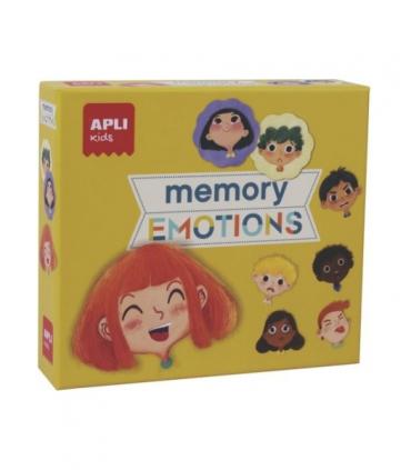 Apli Memory Emotions - Estimula la Memoria - Enseña a Expresar Emociones - Piezas Resistentes y Seguras - Mejora Concentracion..