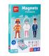 Apli Juego magnetico de las Profesiones - Ayuda a Familiarizarse con Profesiones y Oficios - 36 Fichas Magneticas con Diferentes