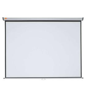 Nobo Pantalla Proyeccion Pared 2000x1513mm Blanca Mate 4:3 - Montaje en Pared o Techo - Carcasa Protectora - Alta Calidad de Pro