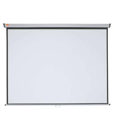 Nobo Pantalla Proyeccion Pared 2000x1513mm Blanca Mate 4:3 - Montaje en Pared o Techo - Carcasa Protectora - Alta Calidad de Pro