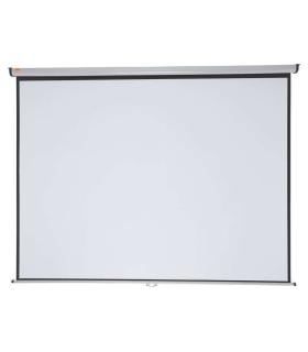 Nobo Pantalla Proyeccion Pared 2400x1813mm Blanca Mate 4:3 - Montaje en Pared o Techo - Carcasa Protectora - Alta Calidad de Pro