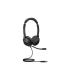 Jabra Evolve2 30 MS Auriculares con Microfono USB - Cancelacion de Ruido - Diadema Ajustable - Controles en Auricular - Cable..