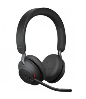 Jabra Evolve2 65 MS Stereo Auriculares con Microfono Bluetooth - Cancelacion de Ruido - Autonomia hasta 37h - Diadema Ajustable.