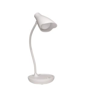 Unilux Lampara de Escritorio LED Ukky - Iluminacion LED de Bajo Consumo - Diseño Moderno y Elegante - Brazo Flexible para Ajusta