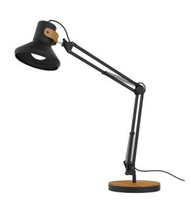 Unilux Lampara de Escritorio LED Baya Bamboo - Diseño Elegante y Moderno - Iluminacion LED de Bajo Consumo - Brazo Flexible..