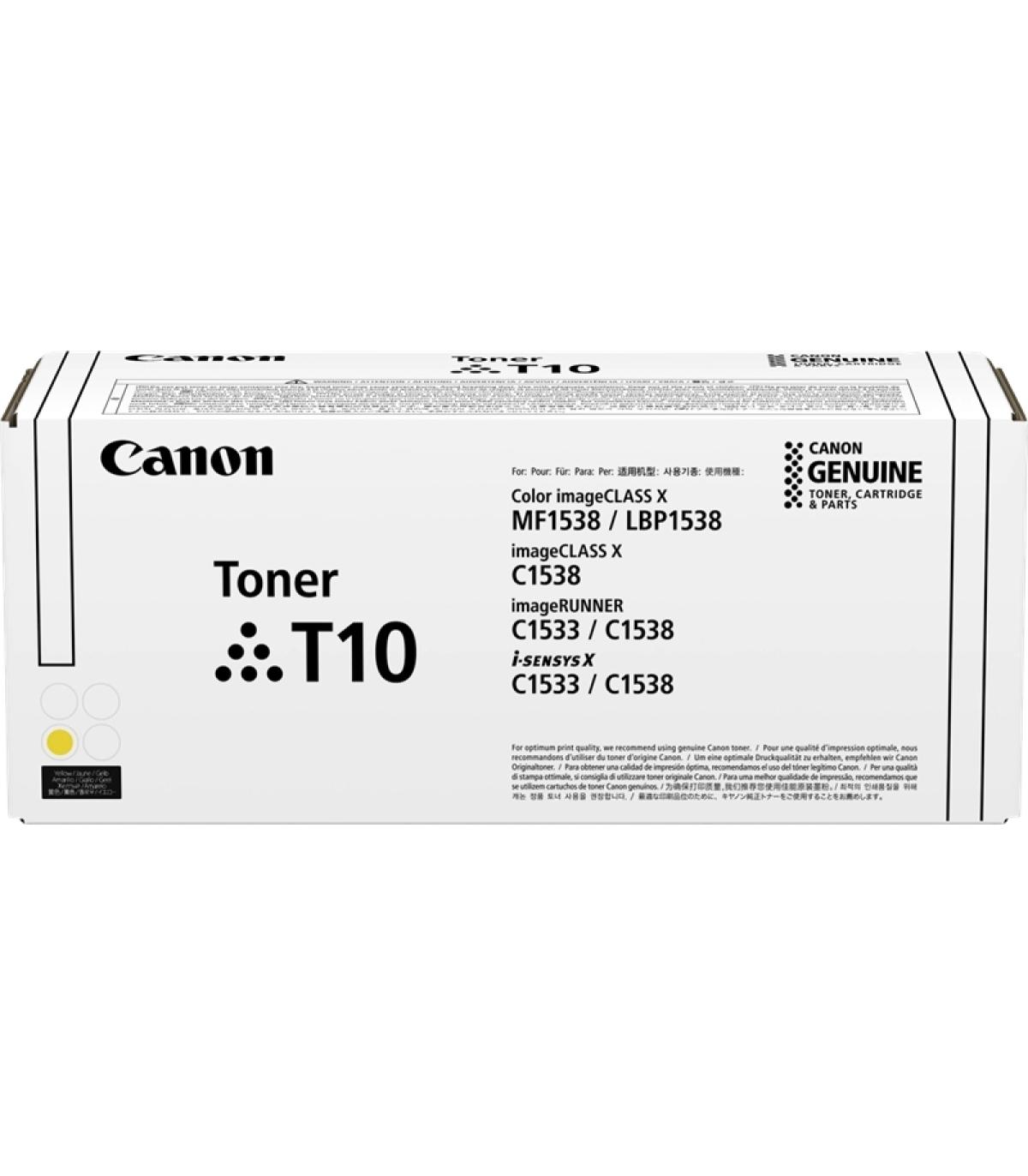 Canon T10 Amarillo Cartucho de Toner Original - 4563C001