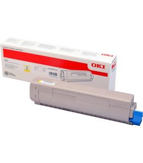 OKI C813 Amarillo Cartucho de Toner Original - 46471113