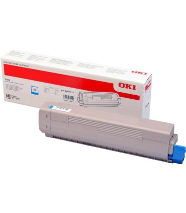 OKI C813 Cyan Cartucho de Toner Original - 46471115