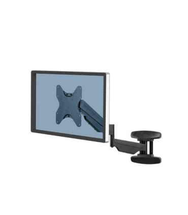 Fellowes Soporte de Pared para Pantalla - Completamente Ajustable - Sistema Muelle de Gas - Hasta 42" o 30kg - Color Negro