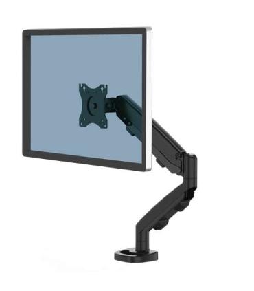 Fellowes Eppa Brazo para Monitor Individual - Hasta 39" y 8kg - Ajuste con Muelle de Gas - Color Negro
