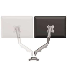 Fellowes Eppa Kit de Conversion para Monitor Doble - Hasta 39" y 8kg - Ajustable con Muelle de Gas - Color Plata