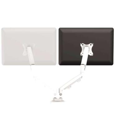 Fellowes Eppa Kit de Conversion para Monitor Doble - Hasta 39" y 8kg - Ajustable con Muelle de Gas - Color Blanco