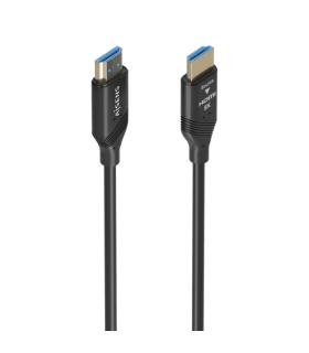 Aisens Cable HDMI V2.1 AOC Ultra Alta Velocidad - HEC 8K@60HZ 4K@120HZ 4:4:4 48GBPS - 25m - Color Negro
