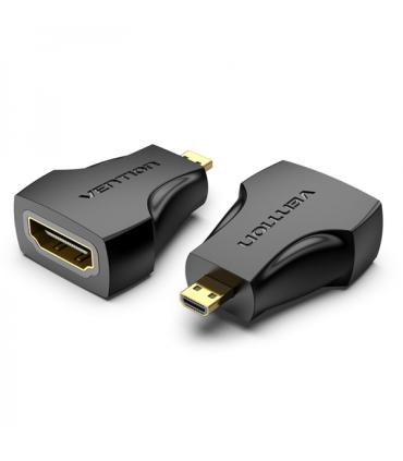 Vention Adaptador Micro HDMI Macho a HDMI Hembra - Color Negro
