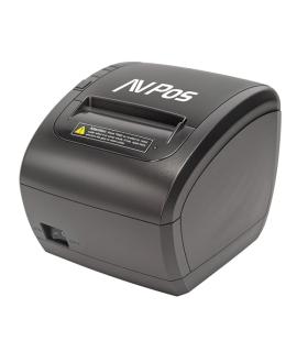 AVPos TC90W Impresora Termica Tickets - Velocidad 300mm/s - Autocorte Parcial - USB, WIFI y LAN - Color Negro