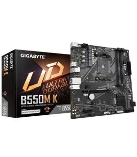 Gigabyte B550M K Placa Base AMD AM4 4xDDR4 - M.2, SATA, PCIe4.0 - HDMI, DisplayPort, RJ-45, USB 3.2 - MicroATX