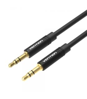 Vention Cable Estereo Jack 3.5 Macho a Jack 3.5 Macho - 1m - Color Negro