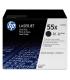HP CE255XD Negro Pack de 2 Cartuchos de Toner Original - 55X