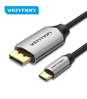 Vention Adaptador USB-C a DisplayPort - Conexion Estable y Rapida - Color Negro