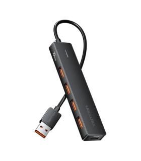 Vention HUB 5 en 1 USB-A 3.2 Gen2 a 4xUSB 3.2 Gen2/USB-C 10G - 0.15m - Color Negro