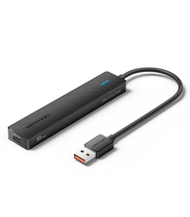 Vention HUB 5 en 1 USB-A a 2xUSB-C 3.2 Gen2/USB-A 3.2 Gen2/USB-C 10G - 0.15m - Color Negro