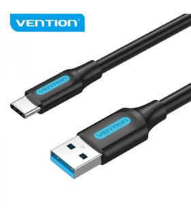 Vention Cable USB-A 3.0 Macho a USB-C Macho - 3A - 60W - 5Gbps - 1.5m - Color Negro