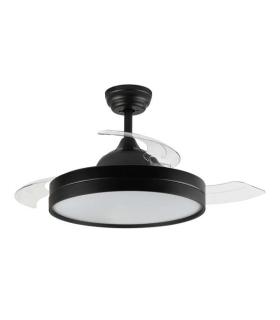 Orbegozo CP 137105 Ventilador de Techo Elegance Eficiente y Silencioso - Aspas Retractiles - Motor DC - Luz LED - Mando a Distan