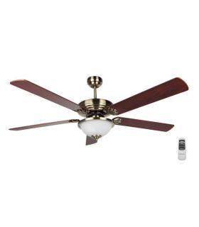 Orbegozo CP 80142 Ventilador de Techo Elegance - Silencioso y Potente - 5 Palas Reversibles - Mando a Distancia - Sistema de Ven