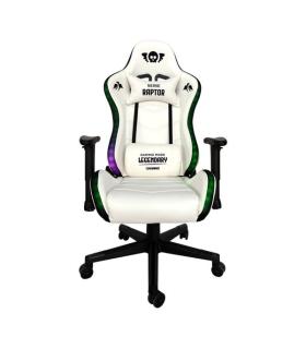 Cromad Serie Raptor Legendary Silla Gaming - Altura Regulable con Piston de Gas Clase 2 - Reclinable hasta 180º - Cojines Lumbar