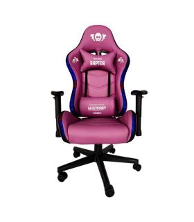 Cromad Serie Raptor Legendary Silla Gaming - Altura Regulable con Piston de Gas Clase 2 - Reclinable hasta 180º - Cojines Lumbar