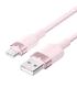 Vention Cable USB-C 2.0 a USB-A 3A 60W - 2m - Trenzado - Color Rosa