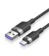 Vention Cable USB-C 2.0 a USB-A 6A 100W - 2m - Trenzado - Color Negro