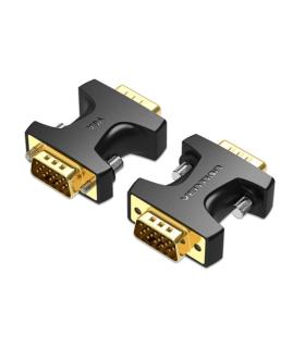 Vention Adaptador VGA Macho a VGA Macho - Color Negro