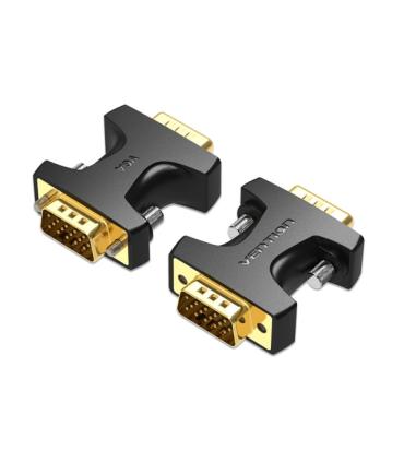 Vention Adaptador VGA Macho a VGA Macho - Color Negro
