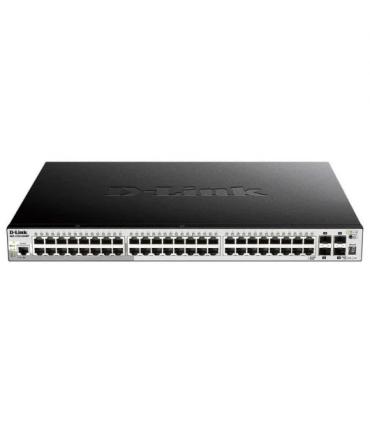 D-Link Switch Gestionado 48 Puertos Gigabit PoE + 4 Puertos 10G SFP