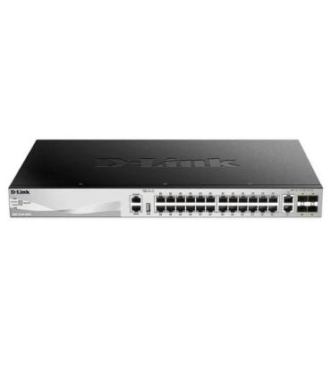D-Link Switch Gestionable L3 24P SFP + 2P 10G + 4P 10G SFP