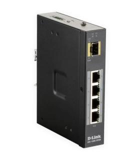 D-Link Switch Industrial No Gestionable 4 Puertos Gigabit PoE 120W + 1 Puerto SFP