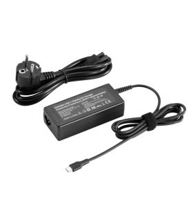 Ewent Cargador para Portatil USB Tipo C - Power Maxima Entregada 65W - Longitud Cable 300 cm - Color Negro