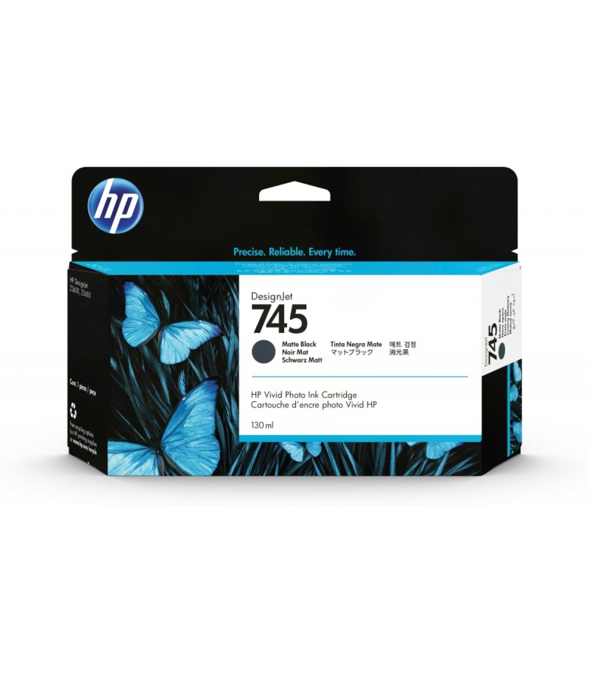 HP F9J99A Negro Mate Cartucho de Tinta Original - 745