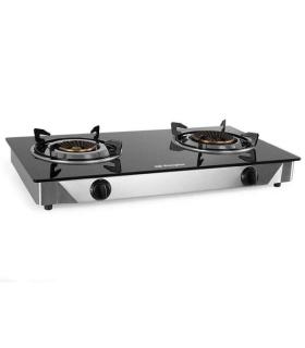 Orbegozo FO 2720 Hornillo a Gas Elegance - Encendido Piezoelectrico - Quemadores de Triple Corona - Seguridad Ffd - Diseño Resis