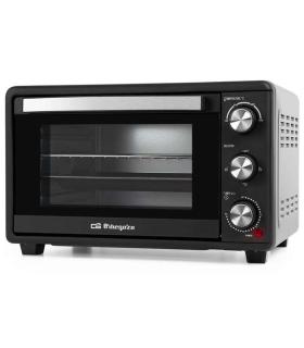 Orbegozo HO 255 Horno Electrico Multifuncion - Capacidad 25L - Potencia 1500W - Selector de Temperatura 100º-230º - Temporizador