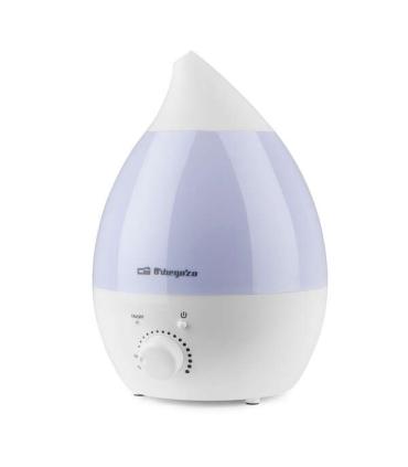 Orbegozo HU 2013 a Humidificador de Vapor Frio - Purifica el Aire - Regula la Humedad y Cuida tu Piel - Luces de Siete Colores..