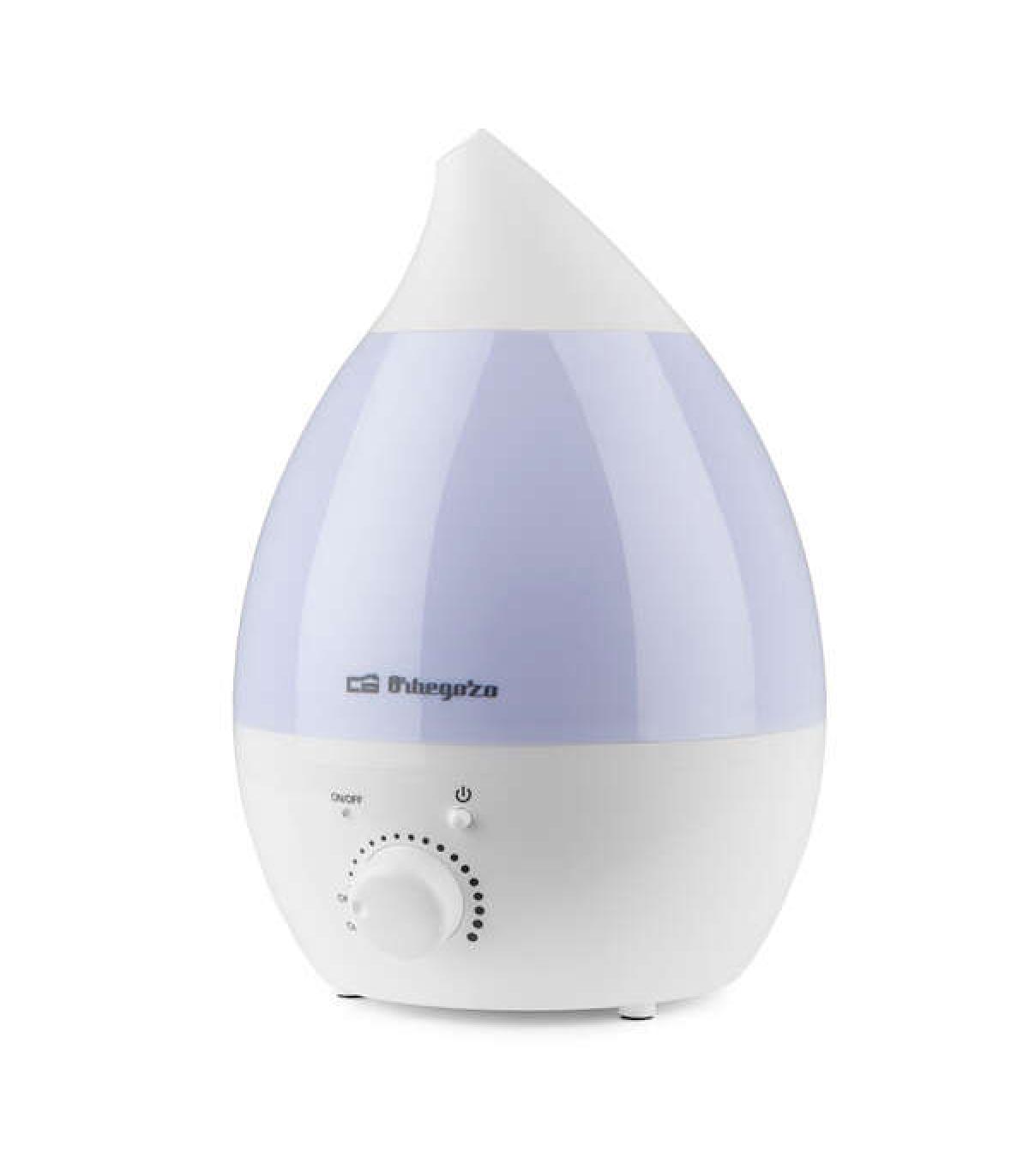 Orbegozo HU 2013 a Humidificador de Vapor Frio - Purifica el Aire - Regula la Humedad y Cuida tu Piel - Luces de Siete Colores..